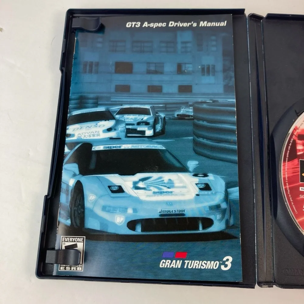 PS2 Gran Turismo 3 A-Spec – Sony Playstation 2 Greatest Hits With Manual